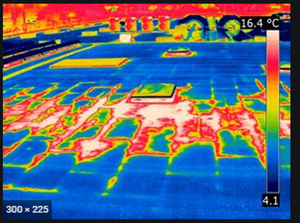 roof thermal image