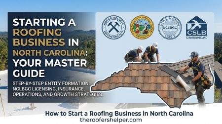 how to start a roofing business in north carolina