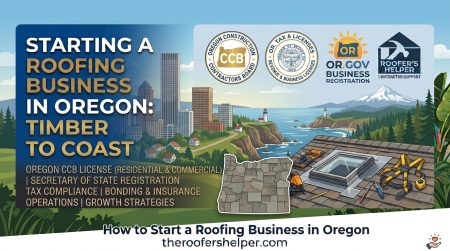 how to start a roofing busines in Oregon