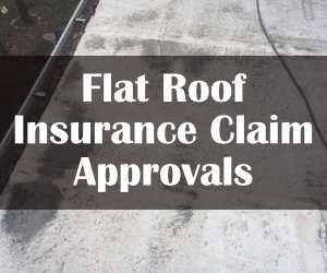 flat roof insurance claim