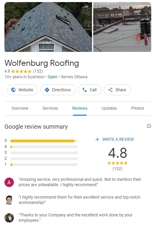 Wolfenburg Roofing
