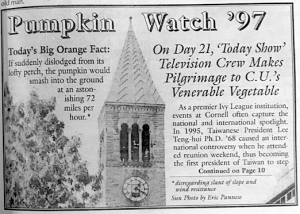 cornell pumpkin news article