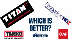 tamko titan xt comparison GAF Timberline HDZ