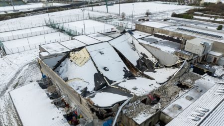 sports complex roof collapse