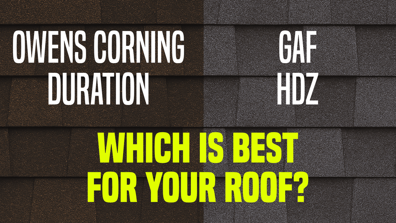 owens corning duration vs gaf hdz