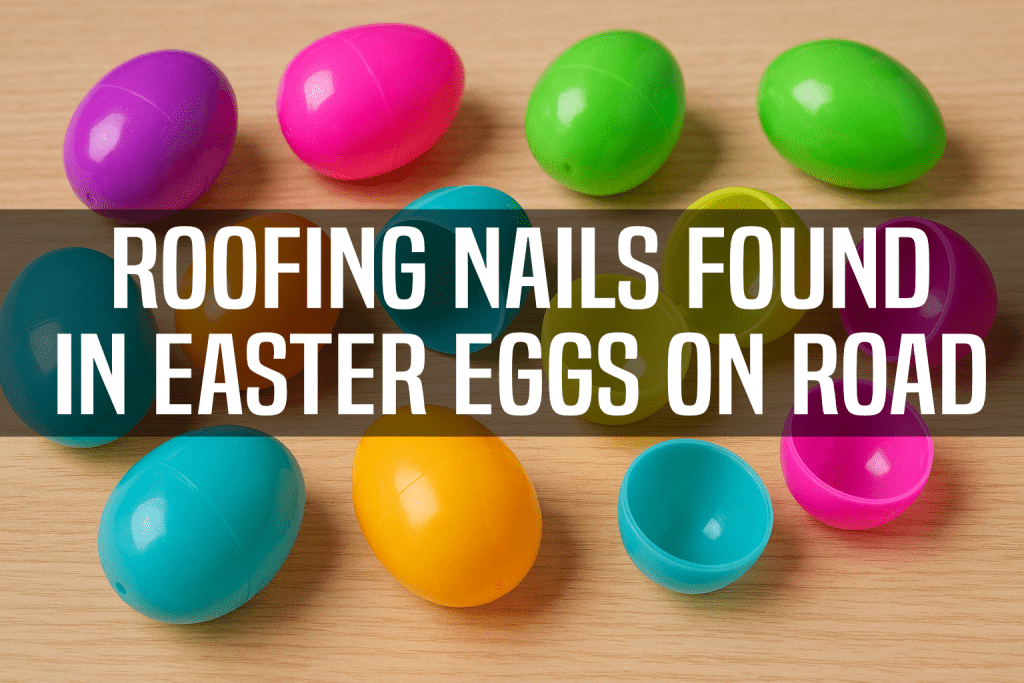 roofing nails easter eggs