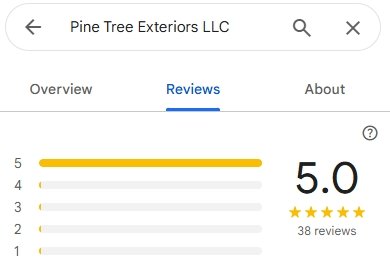 Pine Tree Exteriors LLC Reviews