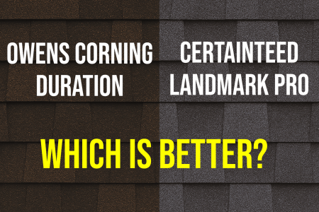 Owens Corning Duration vs CertainTeed Landmark Pro | Which Shingle is Better? owens corning duration certainteed landmark pro