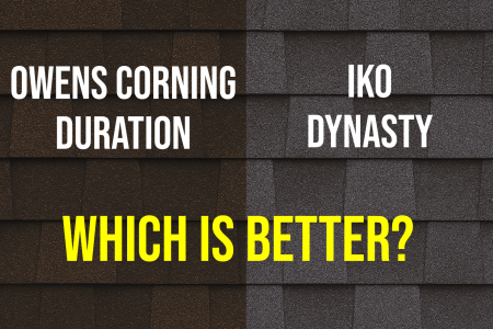 owens corning duration iko dynasty shingle comparison