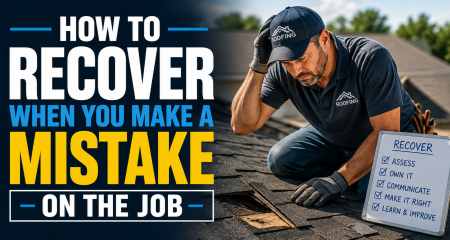 recover from mistake