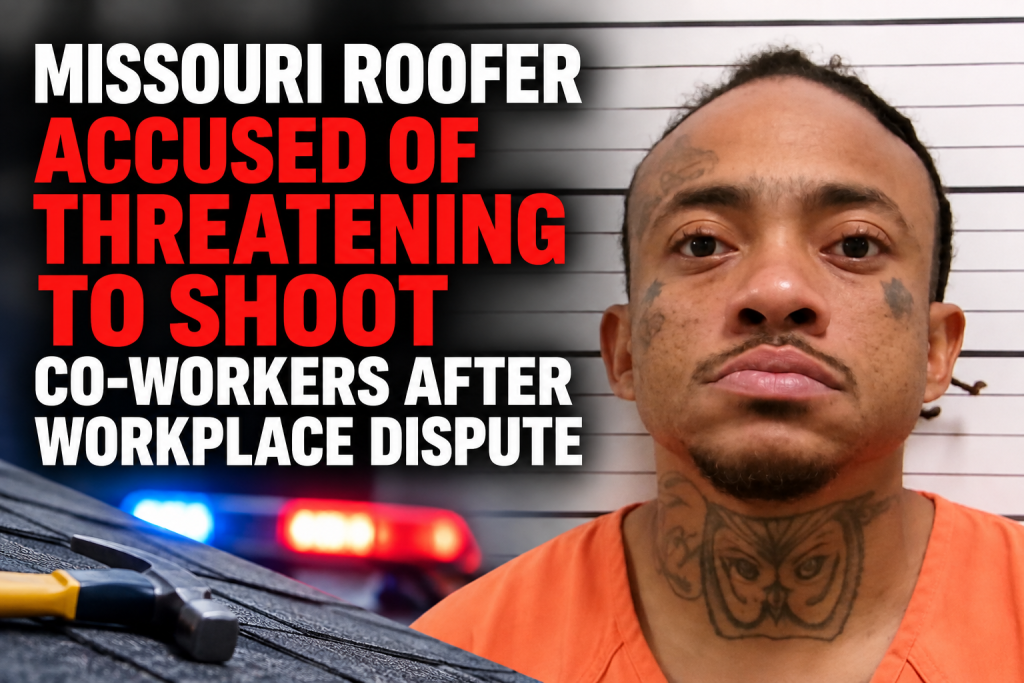 Missouri Roofer Accused of Threatening to Shoot Co-Workers After Workplace Dispute Missouri Roofer Accused of Threatening to Shoot Co-Workers After Workplace Dispute