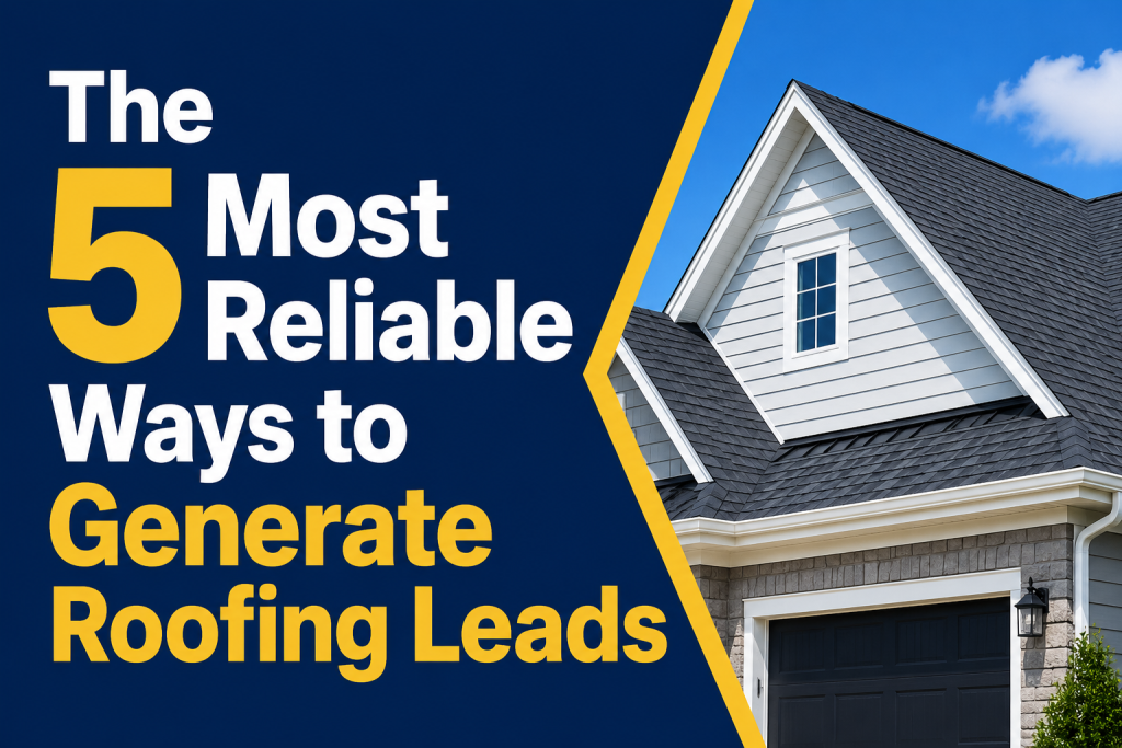 The 5 Most Reliable Ways to Generate Roofing Leads