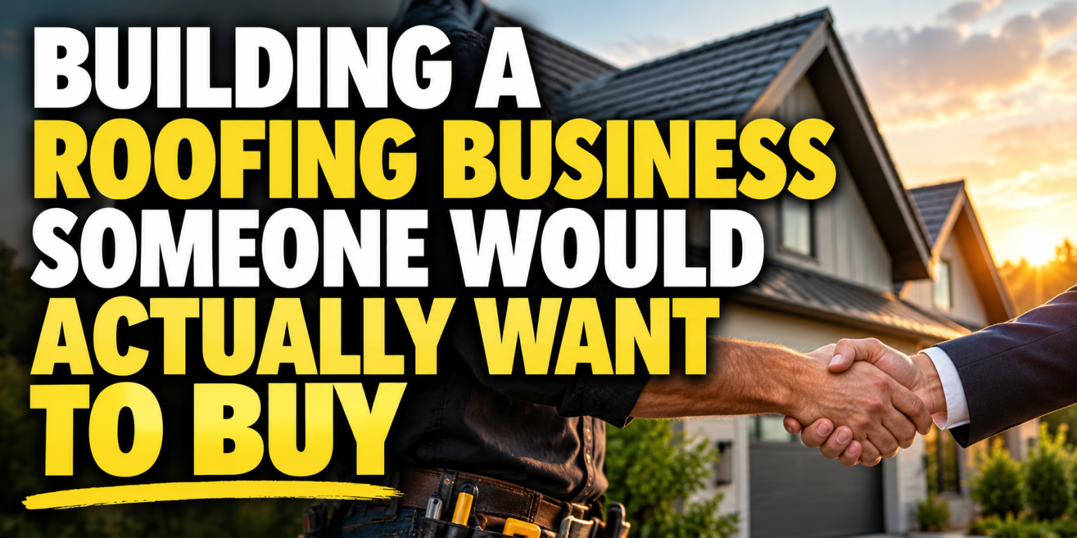 Building a Roofing Business Worth Buying
