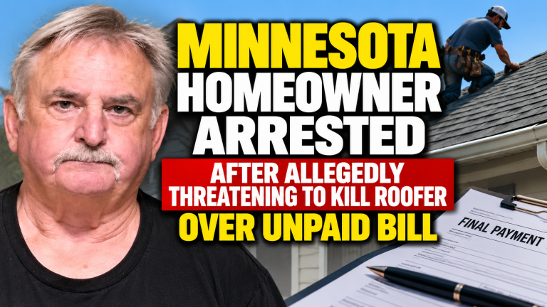 Minnesota Homeowner Arrested After Allegedly Threatening to Kill Roofer Over Unpaid Bill Minnesota Roofing Dispute Threat